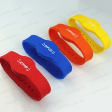 Adjustable RFID Silicone Bracelet MF Classic 1K S50/NTAG213/MF Ultralight